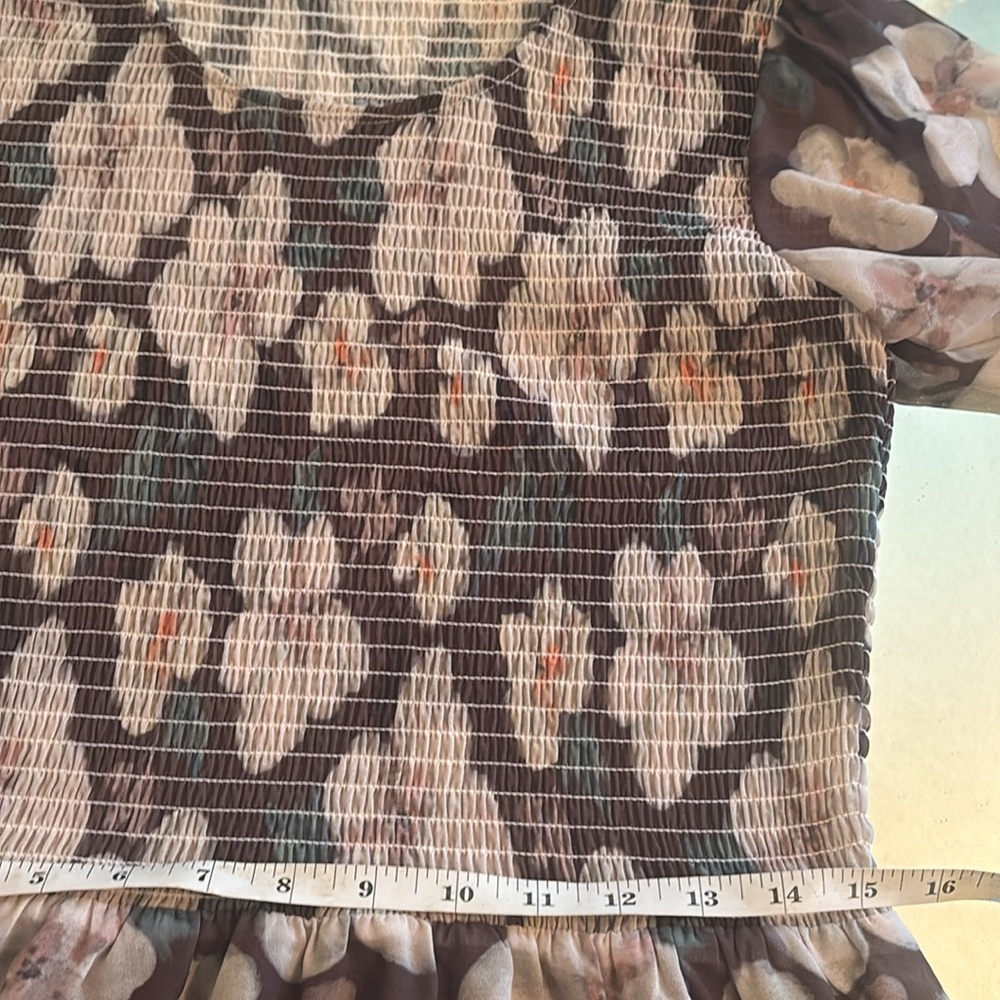 Mad About Style Floral Long Sleeve GRACE Midi Dress Jilly Box Size M - Picture 12 of 13